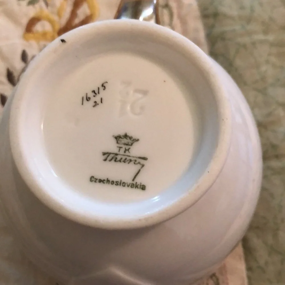 Vintage Creamer or Cream Pitcher, Thun